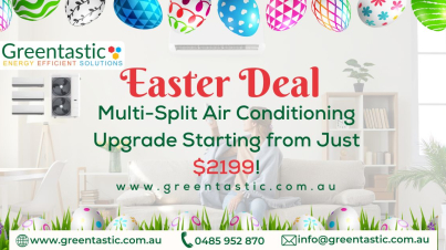 Easter Deal: Multi-Split Air Conditioning Upgrade Starting from Just $2199!