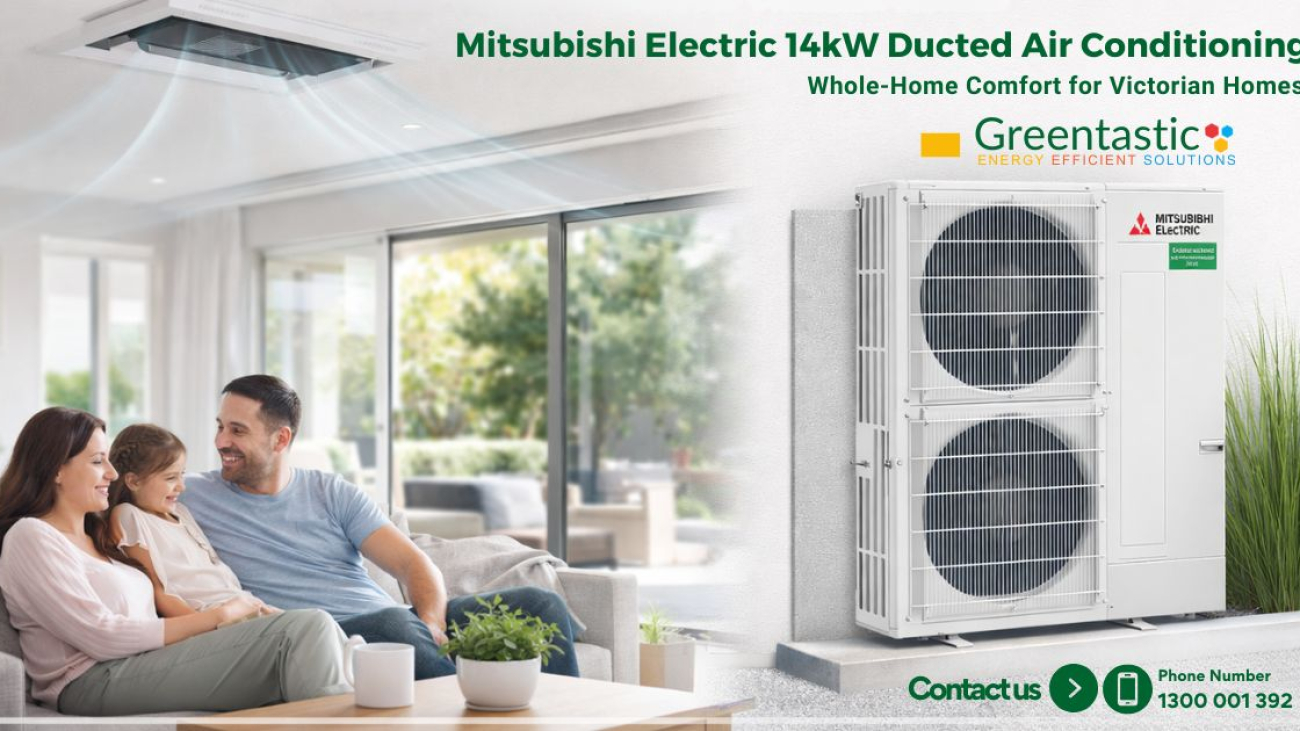 Mitsubishi 14kW ducted air conditioner