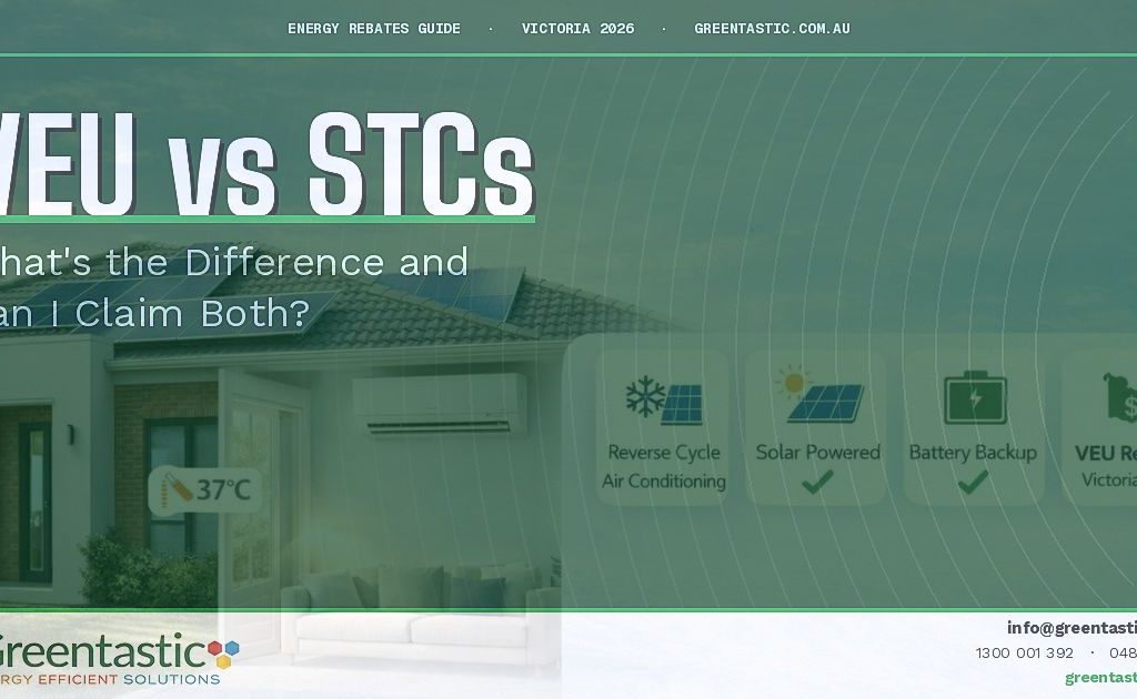 VEU vs STCs — What’s the Difference and Can I Claim Both in Victoria?