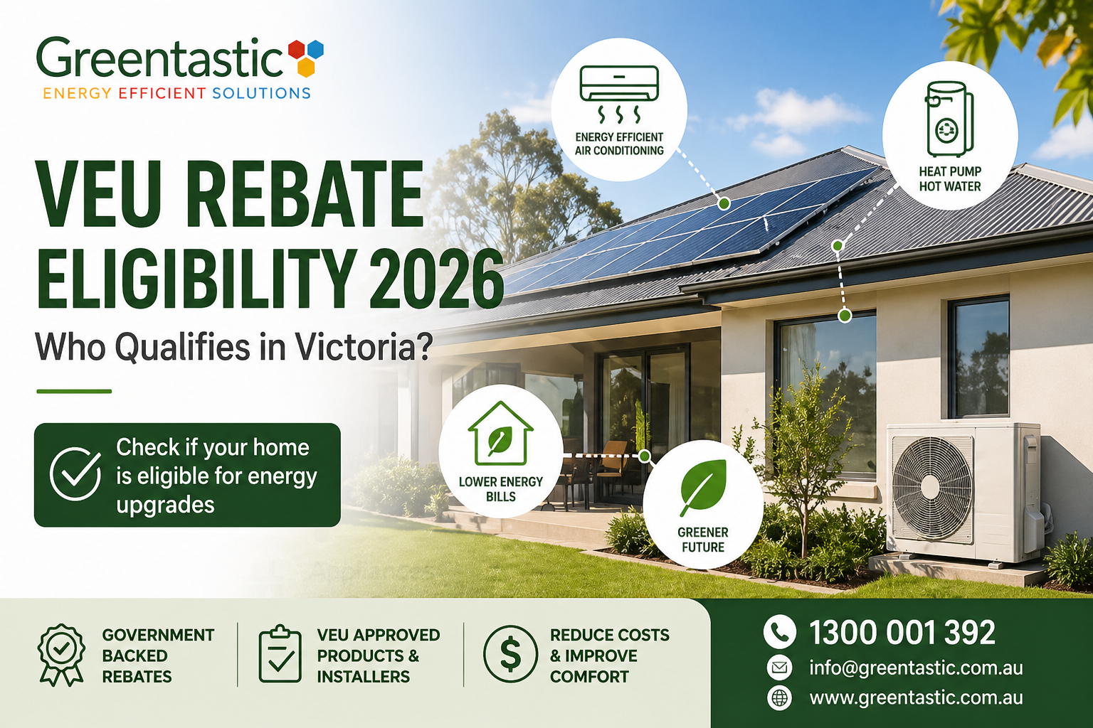 Who Qualifies for the VEU Rebate in Victoria (2026)?