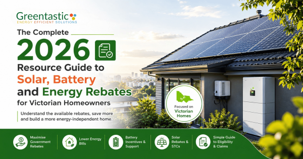 The Complete 2026 Resource Guide to Solar, Battery and Energy Rebates for Victorian Homeowners
