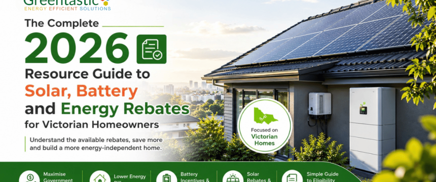 The Complete 2026 Resource Guide to Solar, Battery and Energy Rebates for Victorian Homeowners
